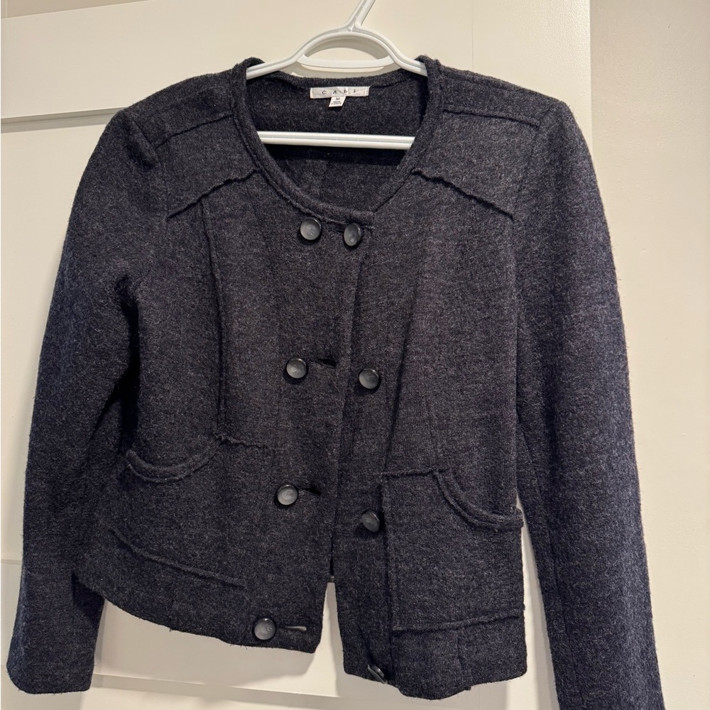 Women's Black Wool Jacket